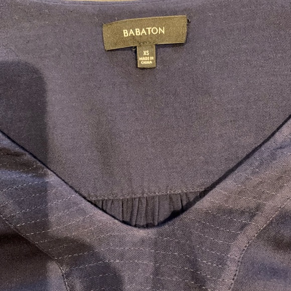 Aritzia Babaton navy blouse - Picture 4 of 4